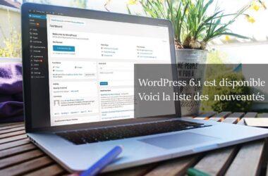 WordPress 6.1 est disponible : voici la liste des nouveautés