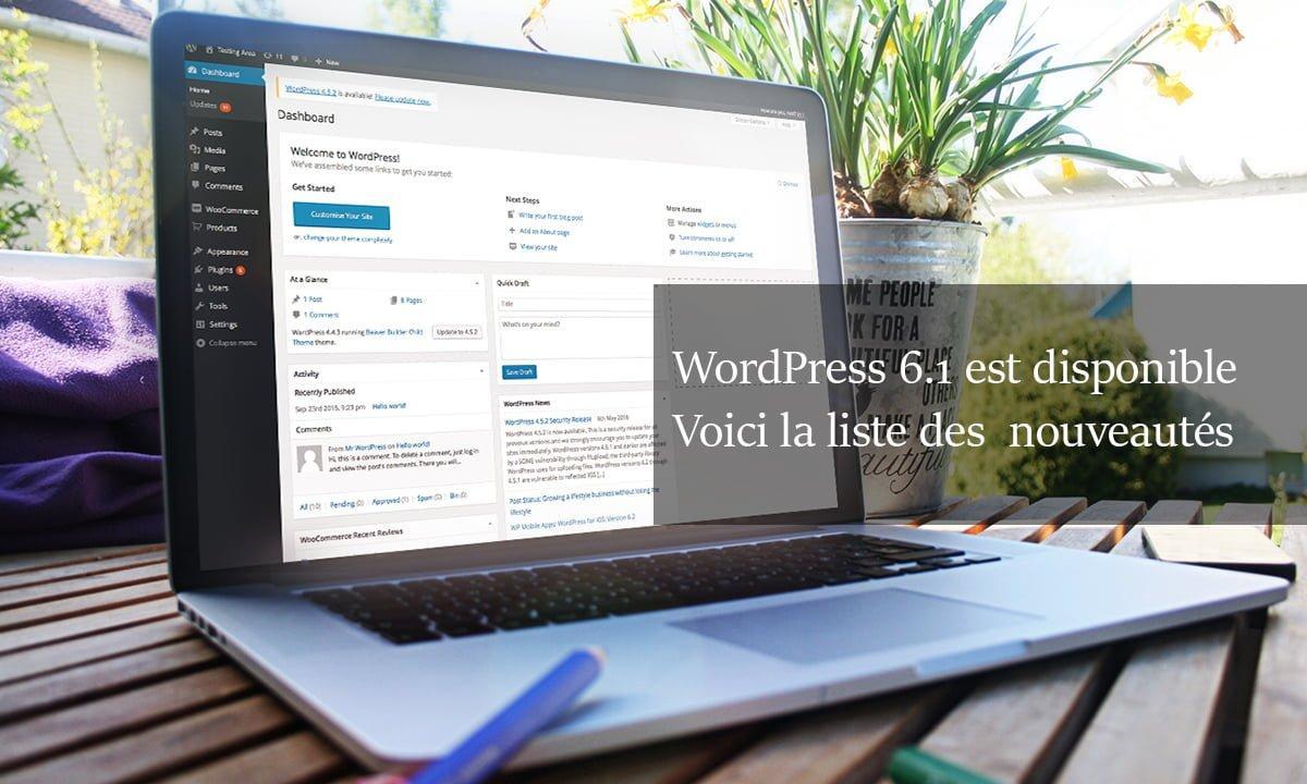 WordPress 6.1 est disponible : voici la liste des nouveautés