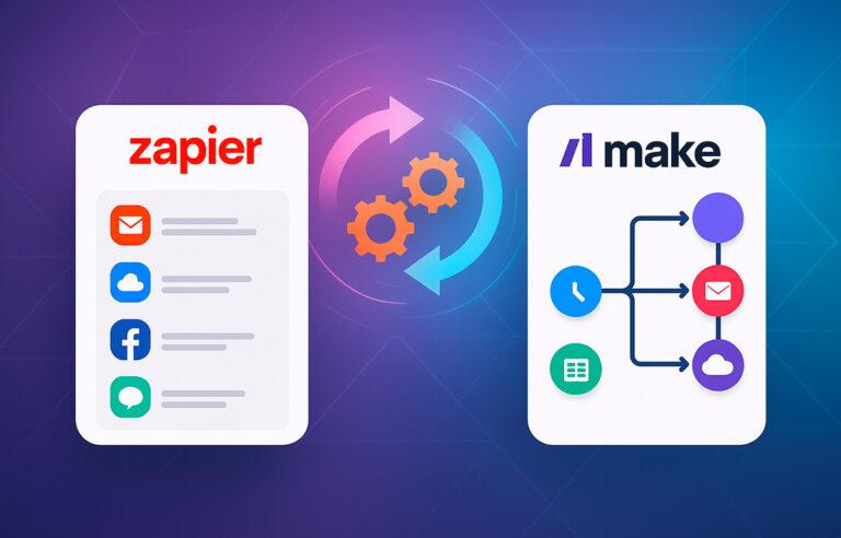 Automatiser ses Tâches : Guide Complet pour Choisir entre Zapier et Make (Integromat)