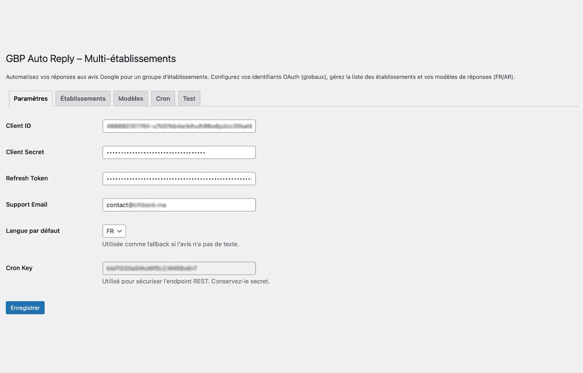 Répondre automatiquement aux avis : le plugin WordPress GBP Auto Reply Multi