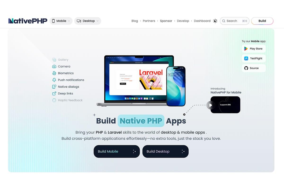 NativePHP Mobile en 2026 : créer de vraies apps iOS et Android en PHP (Laravel) — guide complet