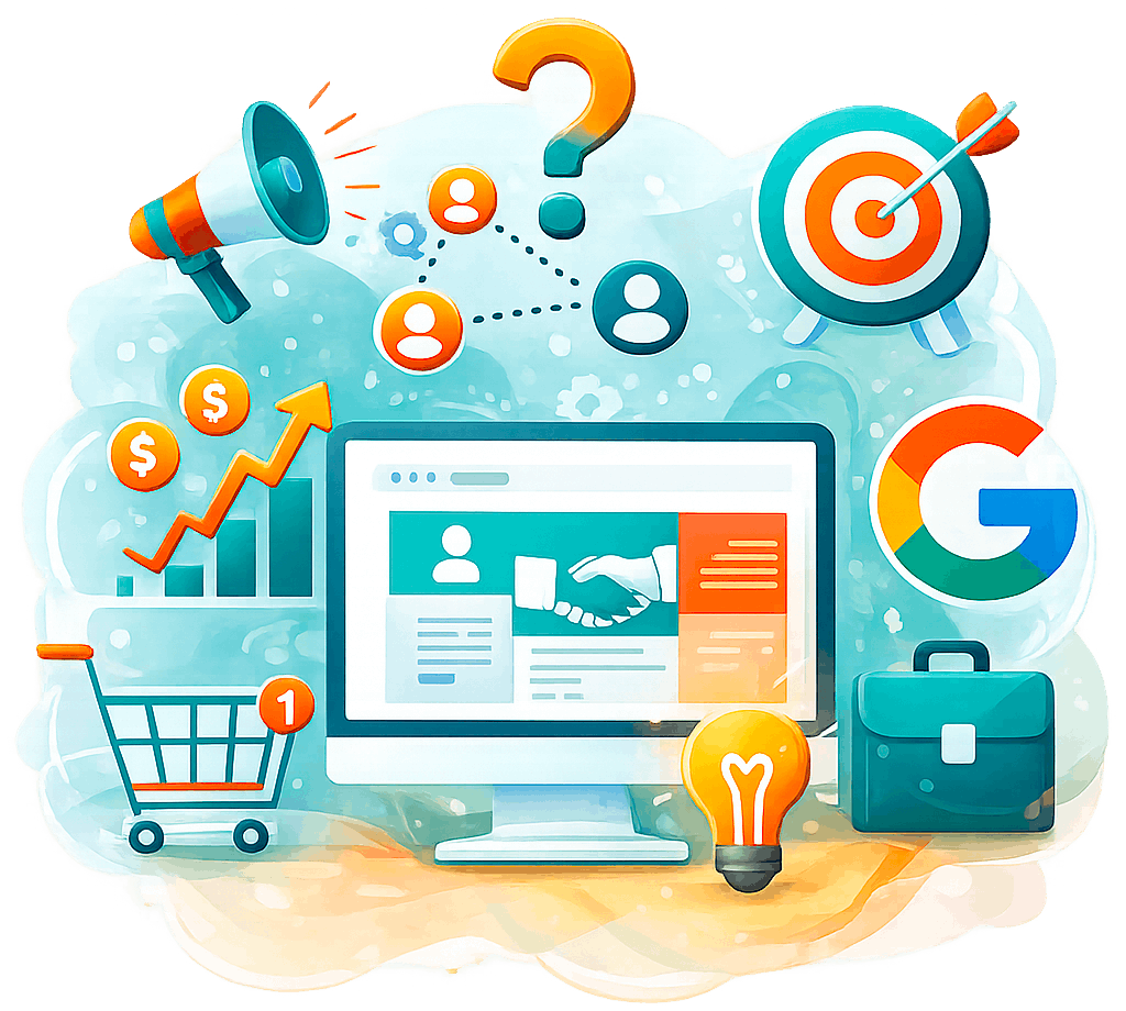 Illustration montrant pourquoi créer un site internet professionnel aujourd’hui pour développer sa visibilité et son activité en ligne