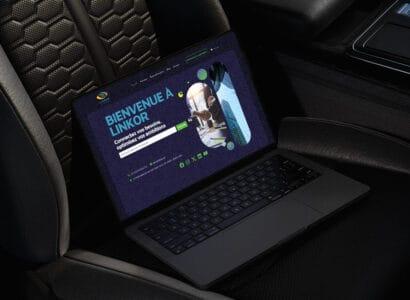 Linkor – Site Vitrine Corporate pour une Plateforme de Business Intelligence Internationale