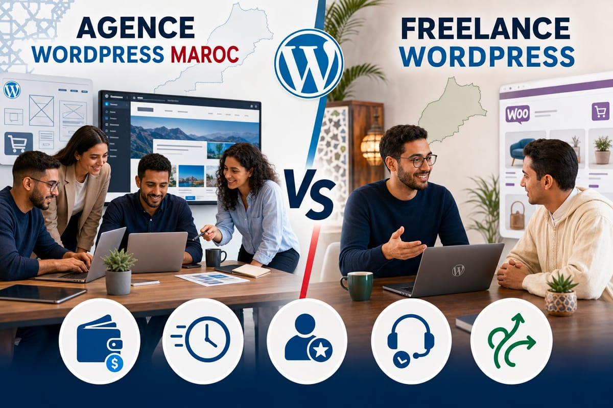 Agence WordPress Maroc ou freelance : que choisir pour votre projet ?