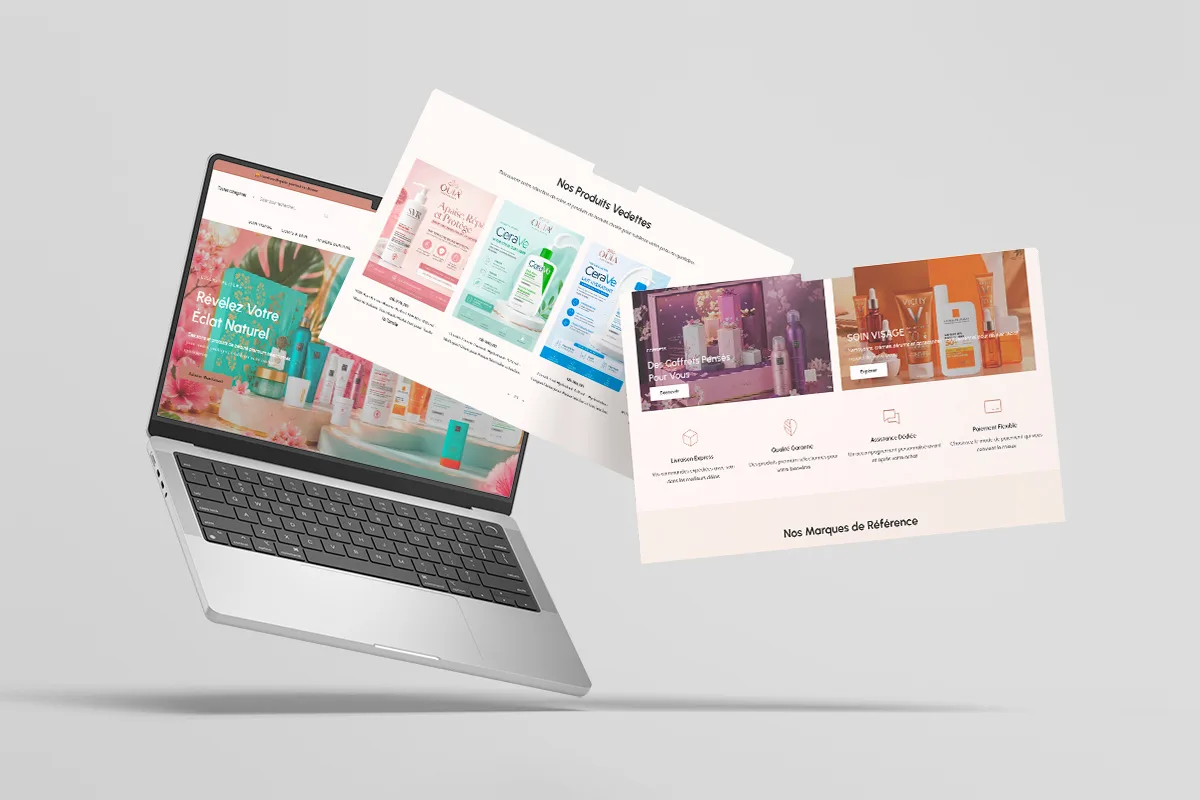 Site E-commerce Ouia Parfumerie – Boutique en Ligne Parfums, Soins & Beauté au Maroc