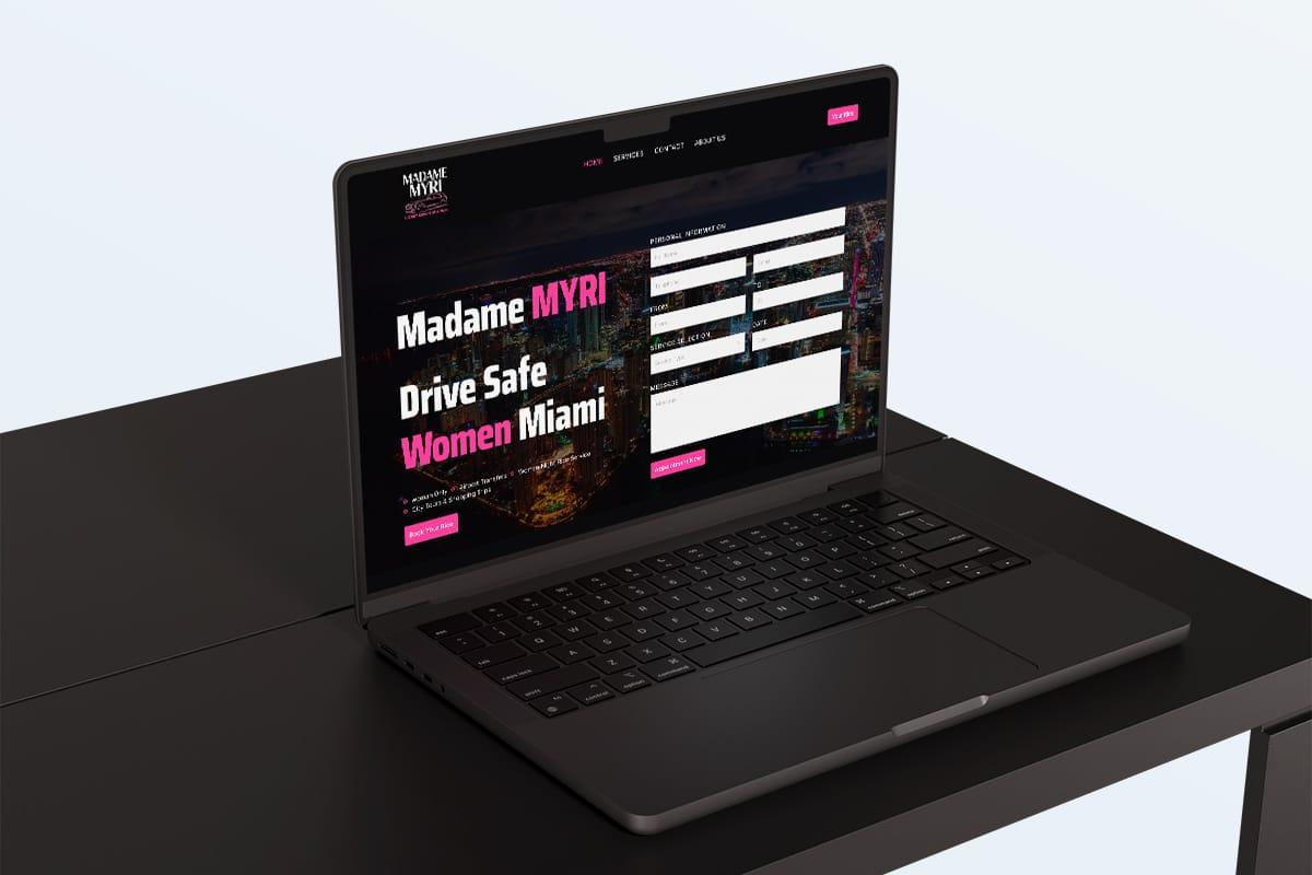 Madame Myri – Site Vitrine Chauffeur Privé Féminin à Miami