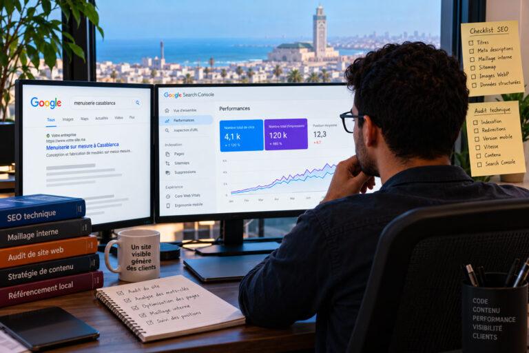 Un site rapide, mais introuvable : ce que j&rsquo;ai appris en auditant trente PME casablancaises