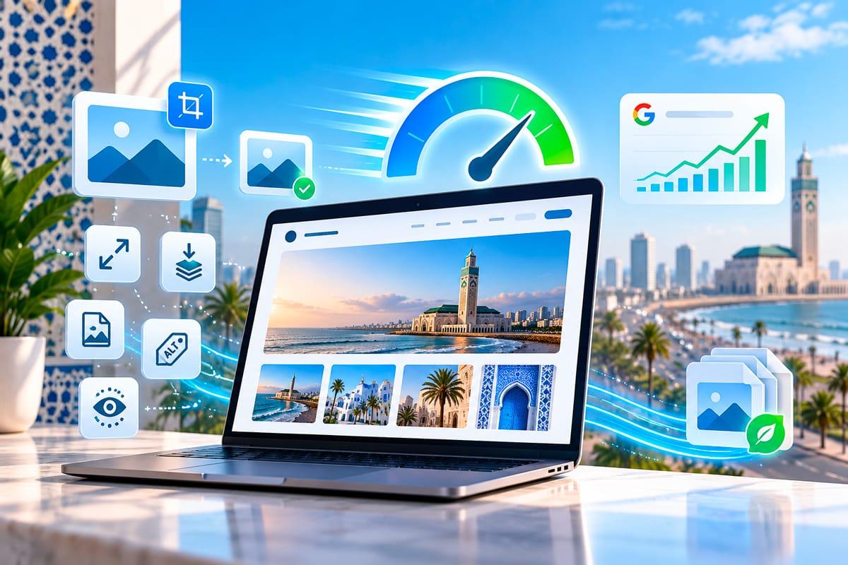 Images, design et SEO : ce que j'ai appris en livrant des sites à Casablanca